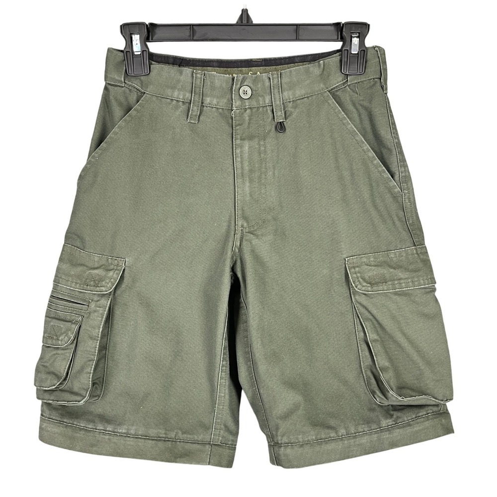 Boy Scouts of America Convertible Uniform Cargo Shorts Green‎ Youth 10